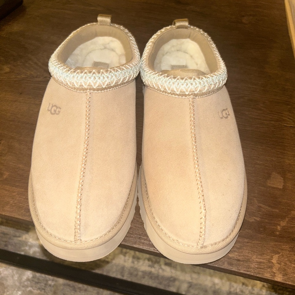 UGG Beige Slip-On Shoes